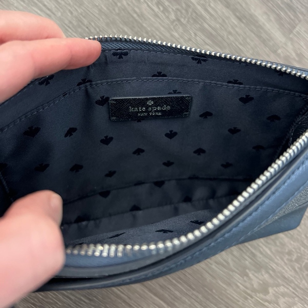 Kate Spade New York Lola Glitter Crossbody Purse - Dusk Navy - Picture 4 of 5